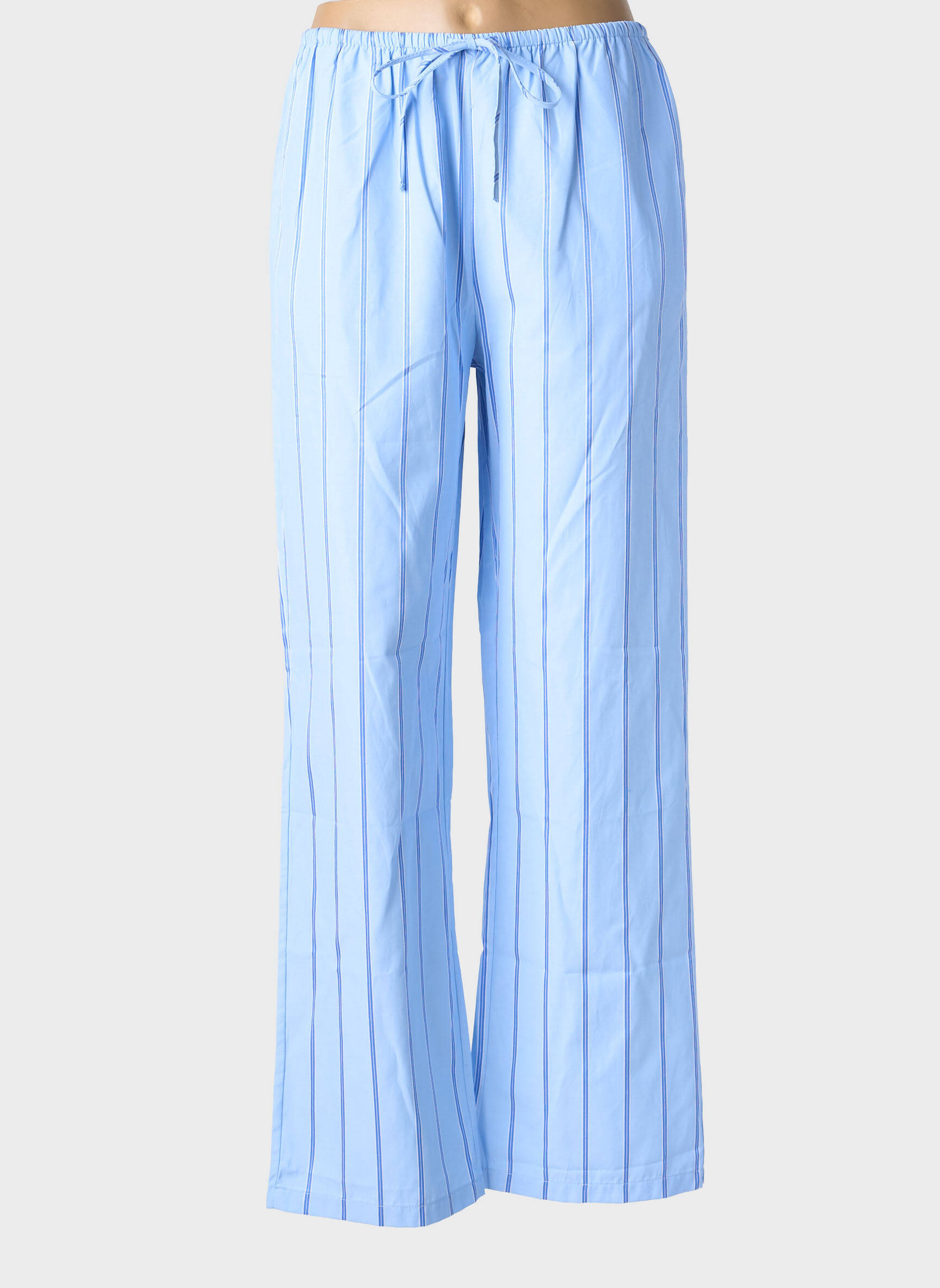 Pantalon flare taille élastique taille normale bleu IN APRIL 1986 femme