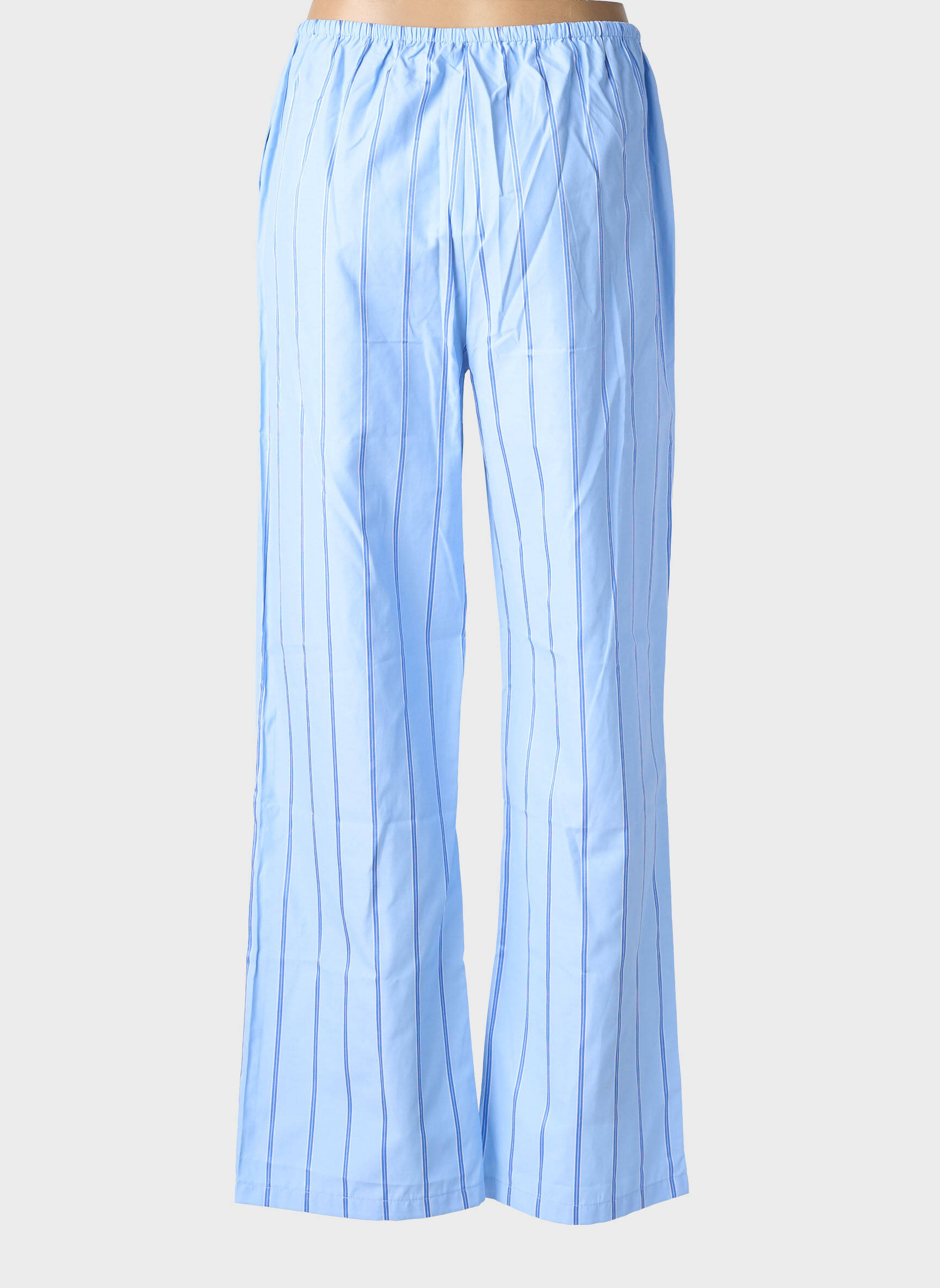 Pantalon flare taille élastique taille normale bleu IN APRIL 1986 femme