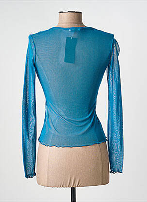 Top manches longues manches longues bleu LORANA.G femme
