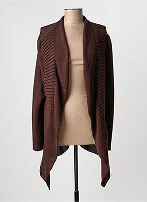 Gilet manches longues stretch marron ALDO MARTIN'S femme