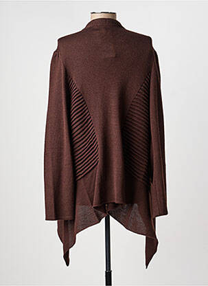 Gilet manches longues stretch marron ALDO MARTIN'S femme