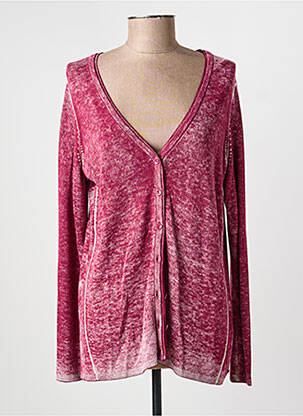Gilet manches longues coupe cintrée rouge HUGO BOSS femme