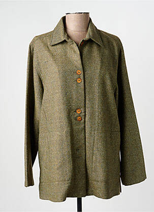 Veste casual poches vert FIGURE LIBRE femme