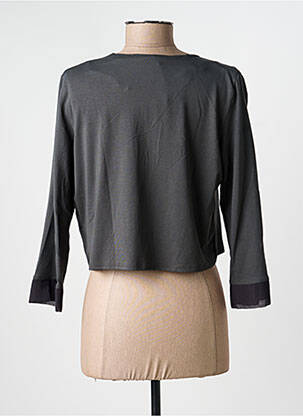 Gilet manches longues manches 3/4 gris MADO ET LES AUTRES femme