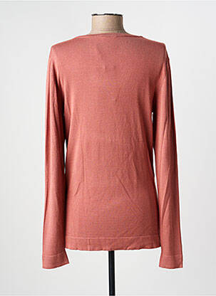 Pull coupe cintrée manches longues rose ICHI femme