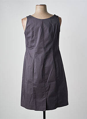 Robe courte sans manche sans manche gris EVA KAYAN femme