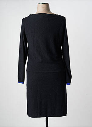 Robe mi-longue manches longues manches longues noir ANANKE femme