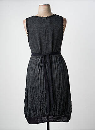 Robe mi-longue sans manche sans manche gris 3322 femme