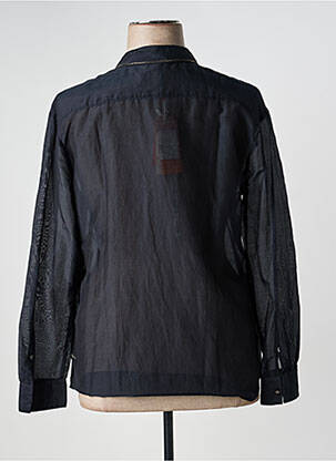 Chemisier coupe fluide manches longues noir HUGO BOSS femme