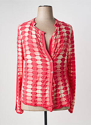 Gilet manches longues stretch rose ALDO MARTIN'S femme