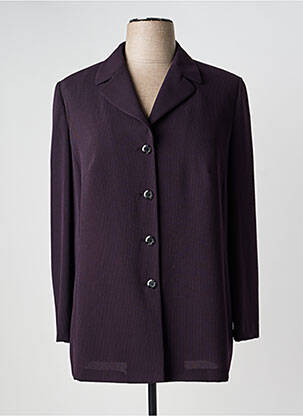 Blazer coupe cintrée violet FRANK WALDER femme