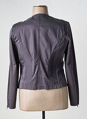 Veste casual poches gris EVA KAYAN femme