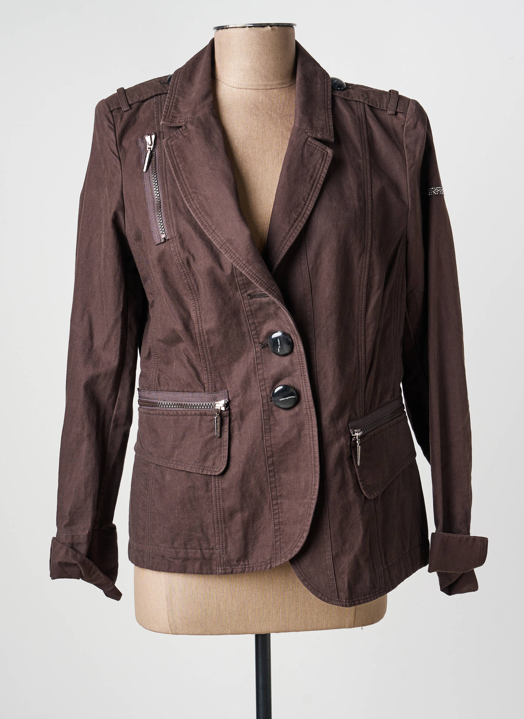 Blazer poches marron AIRFIELD femme