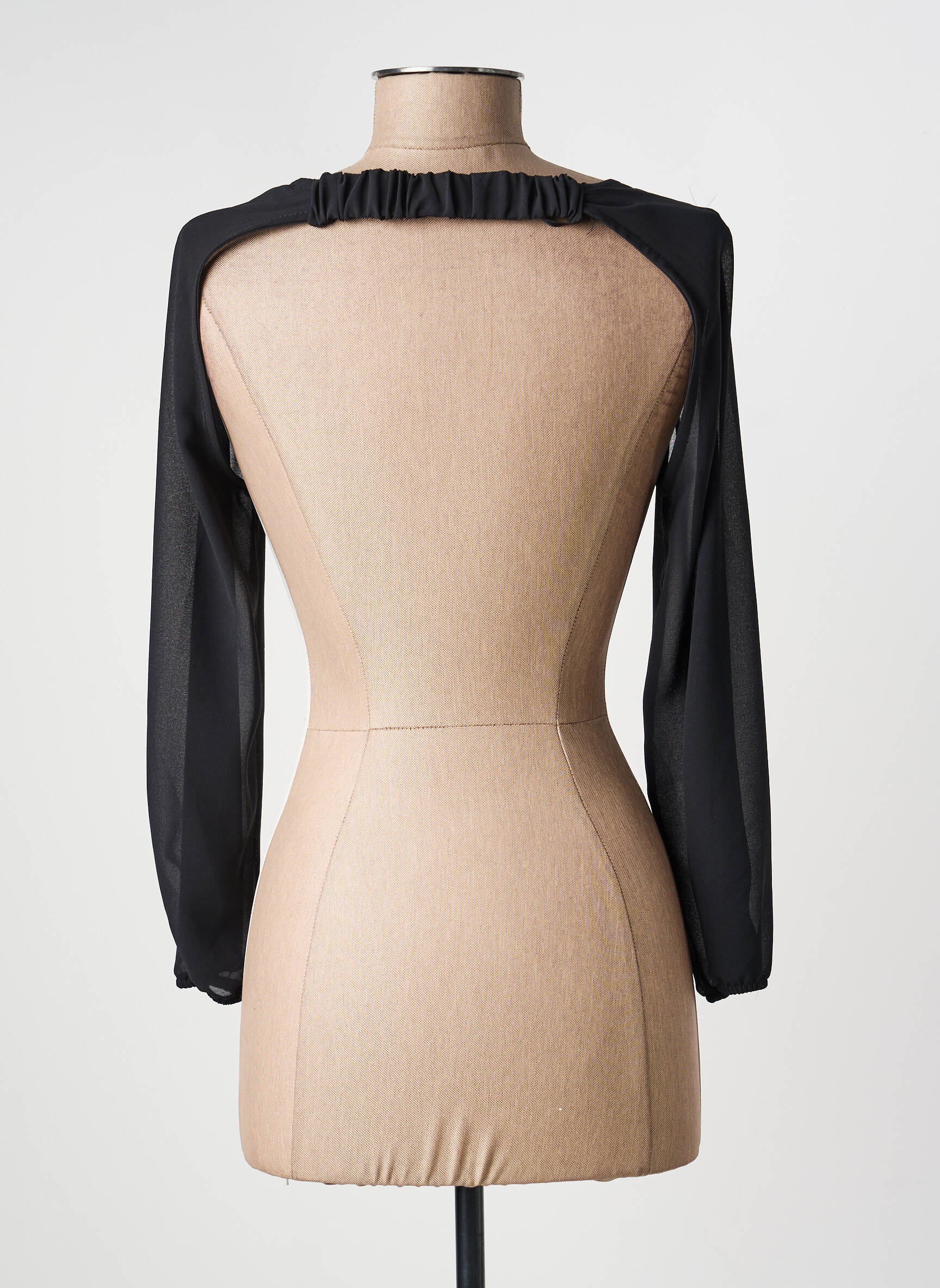 Boléro manches longues noir EDAS femme