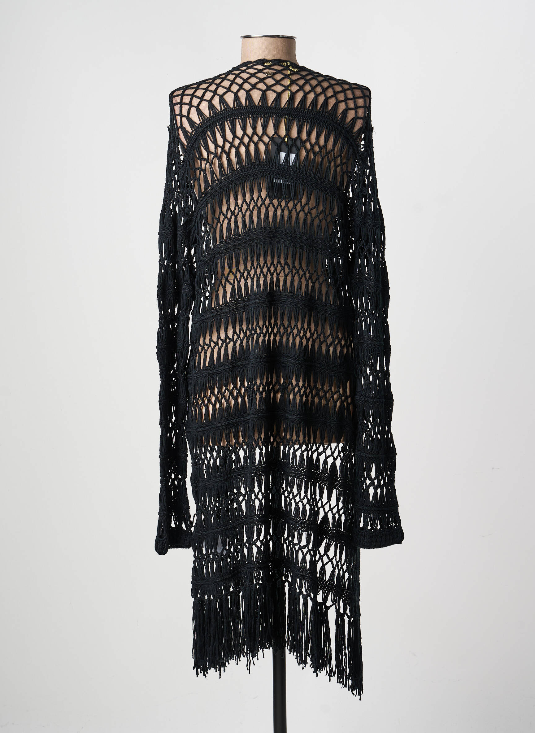 Gilet manches longues coupe cintrée noir GAUDI femme