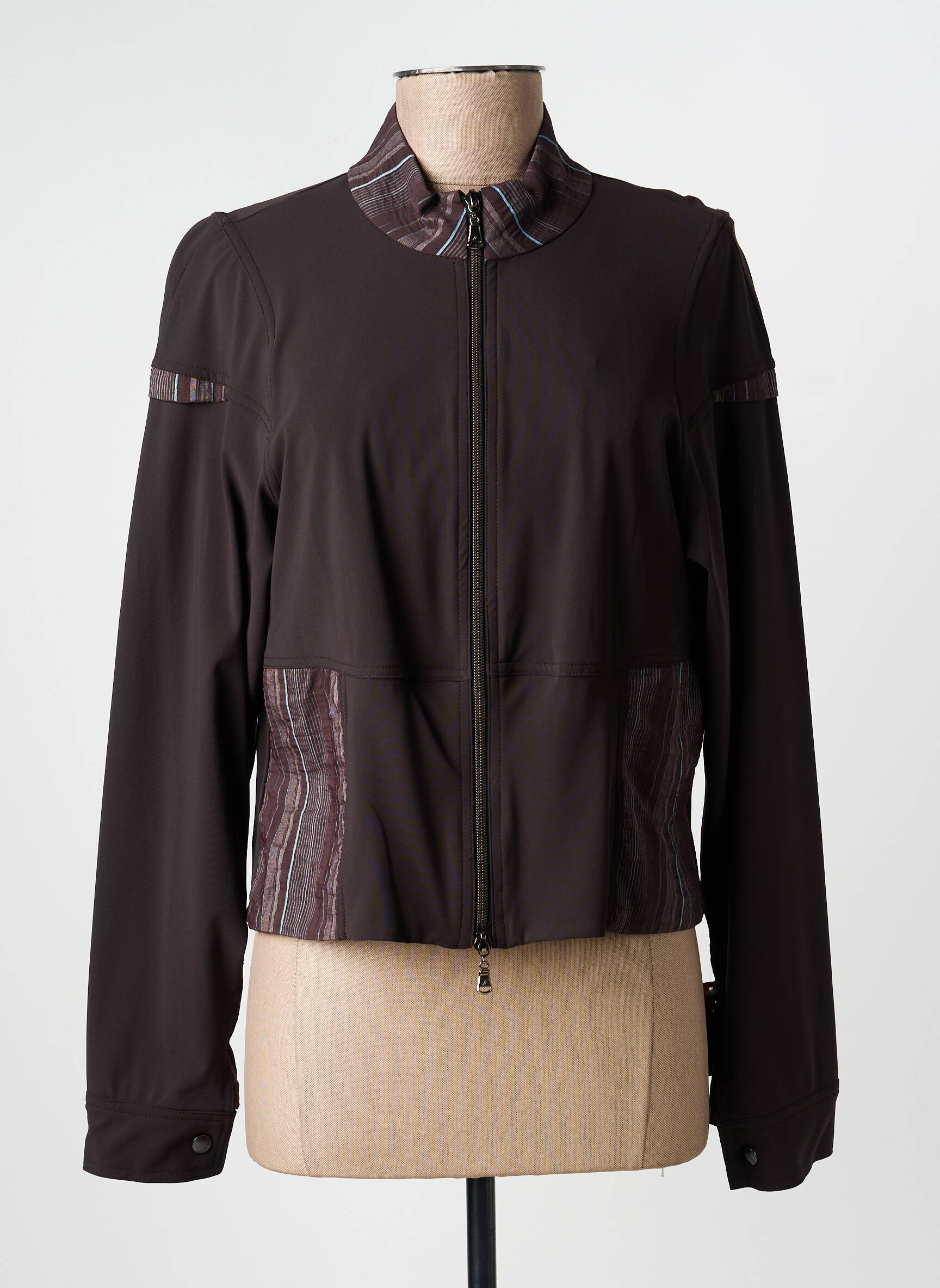 Veste casual poches noir MOTYS COLLECTION femme