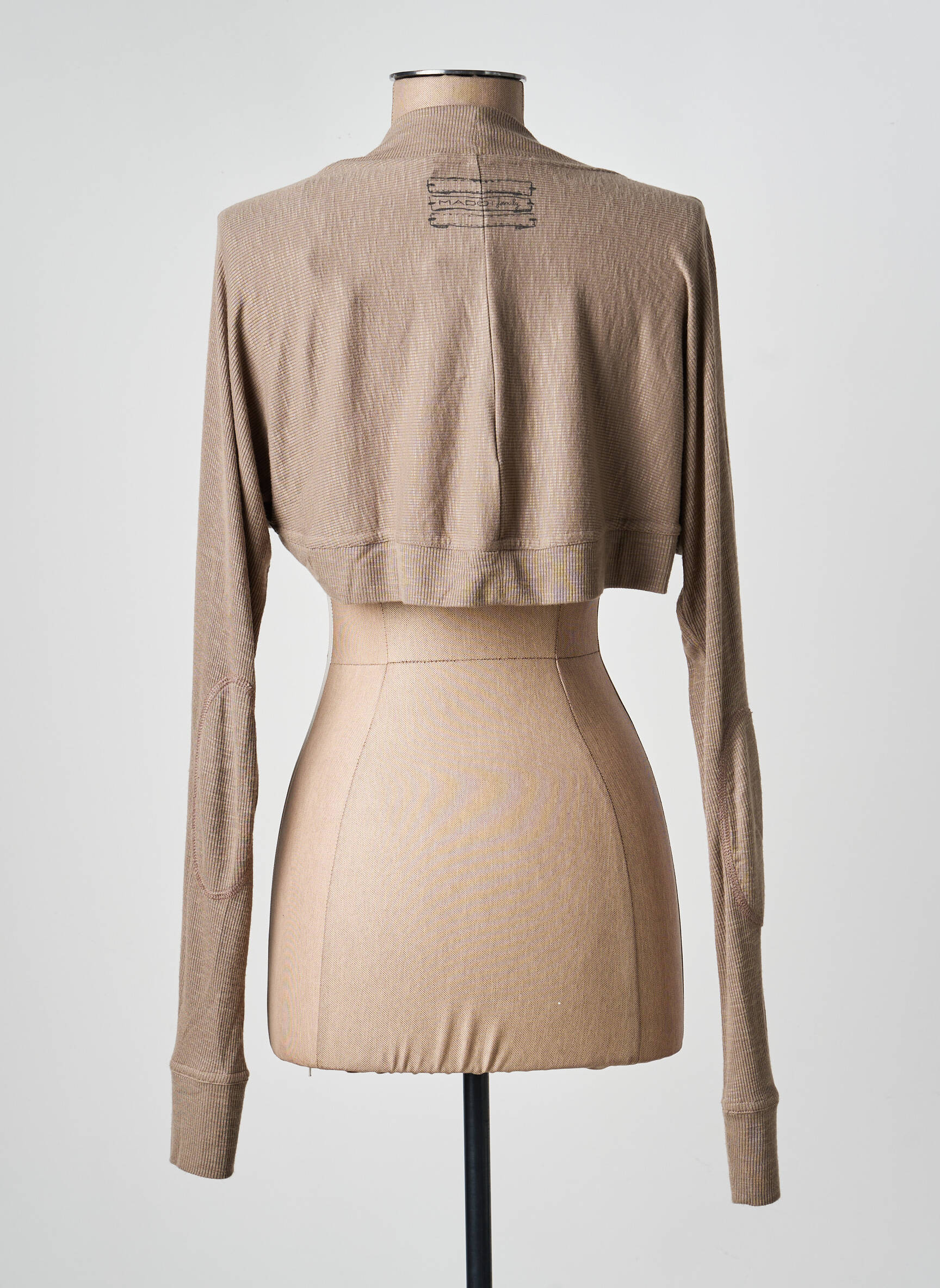 Boléro manches longues marron MADO ET LES AUTRES femme
