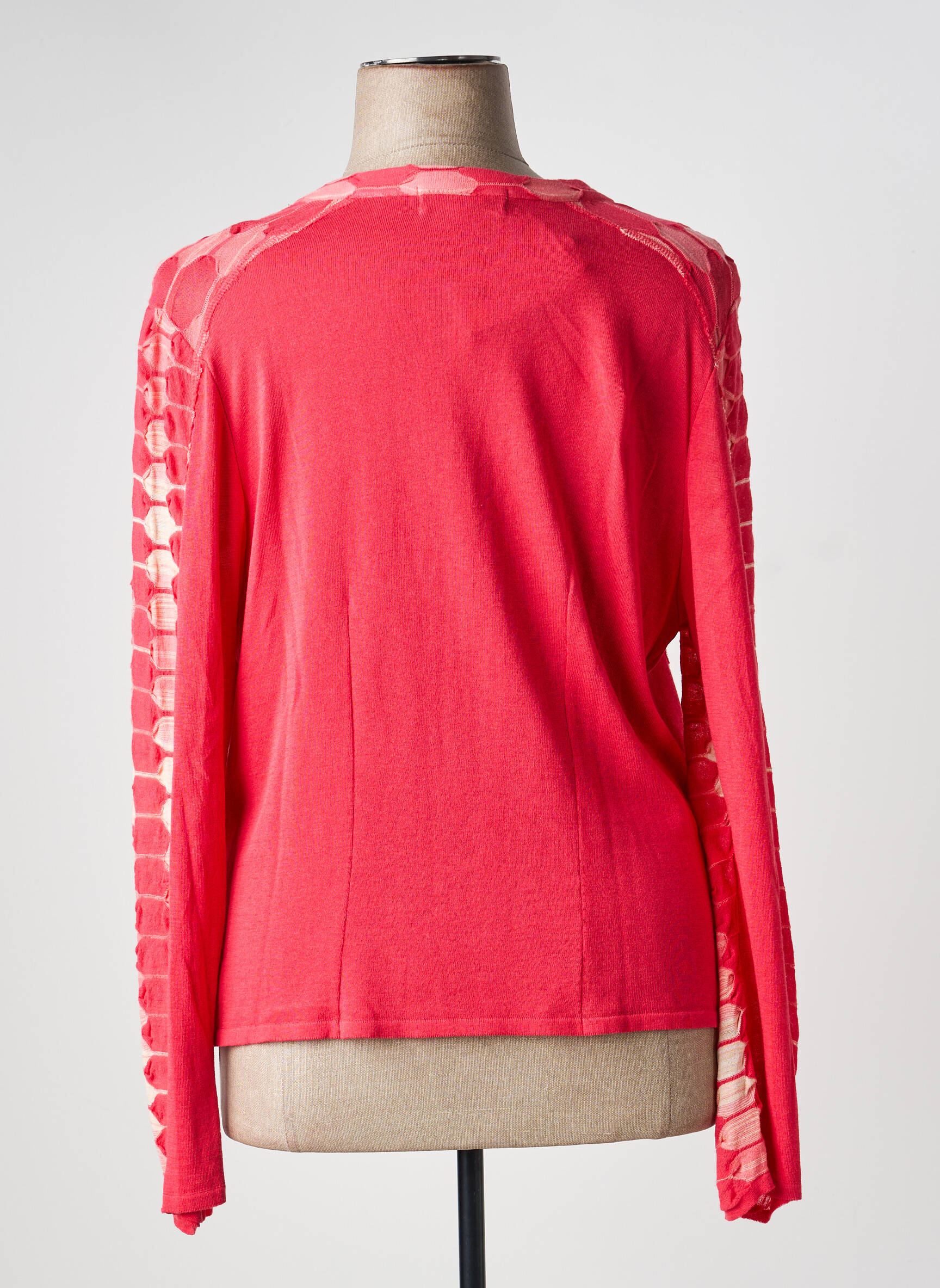 Gilet manches longues stretch rose ALDO MARTIN'S femme
