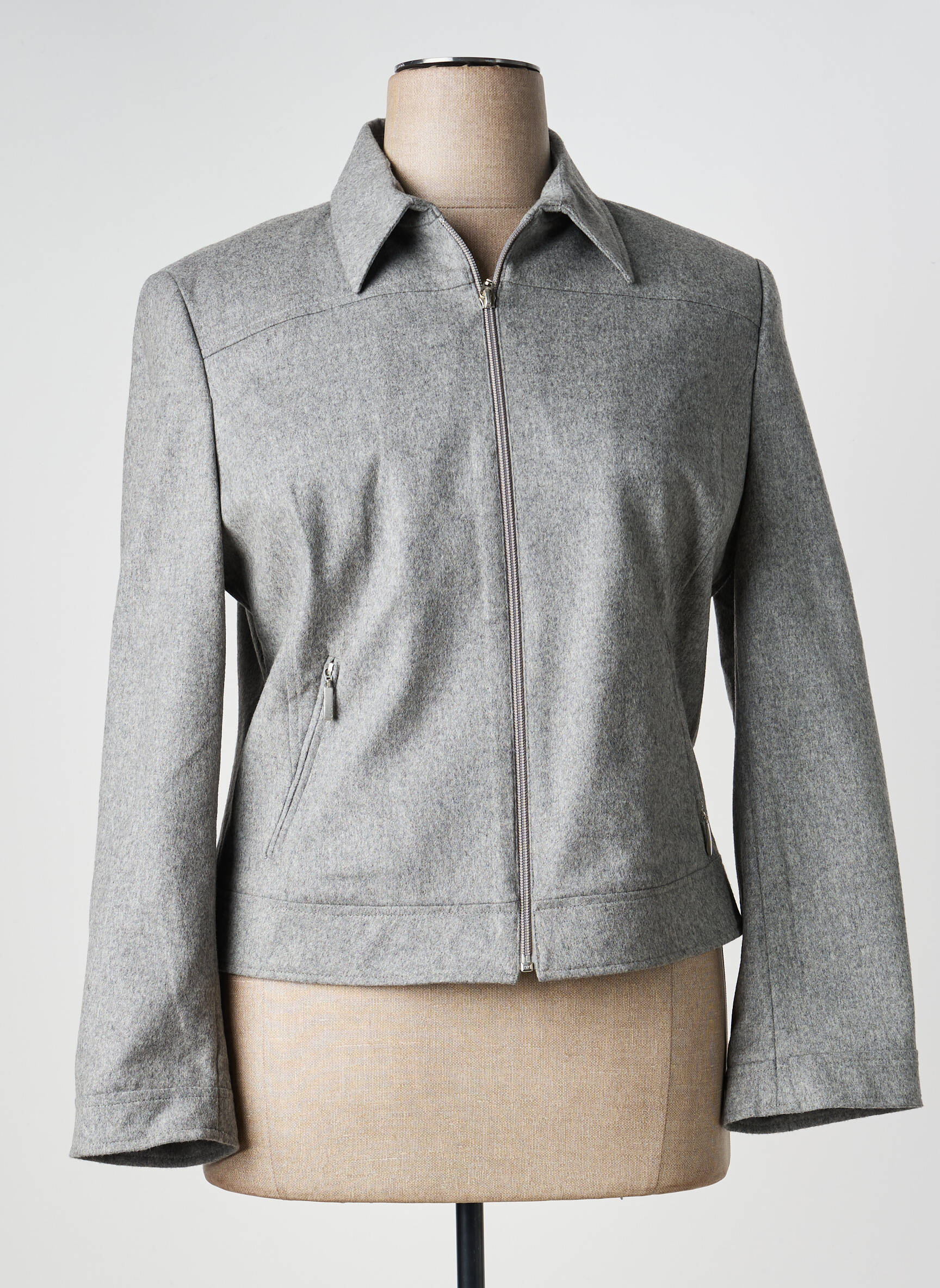 Veste casual poches gris APRIORI femme
