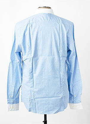 Chemise manches longues imprimé fantaisie bleu PIERRE CARDIN homme