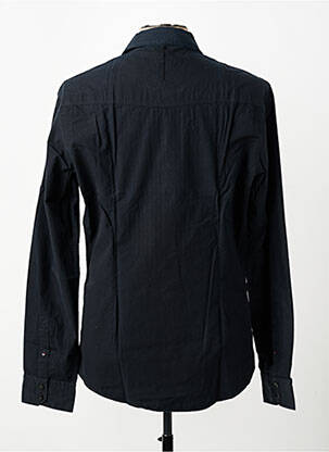 Chemise manches longues coupe cintrée noir MEXX homme