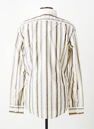 Chemise manches longues coupe cintrée beige MEXX homme