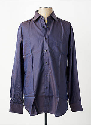 Chemise manches longues poches violet PIERRE CARDIN homme