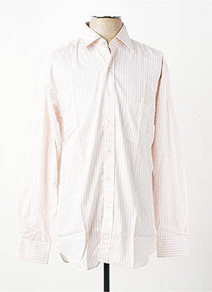 Chemise manches longues poches rose PIERRE CARDIN homme