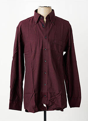 Chemise manches longues poches rouge JEAN CHANCEL homme