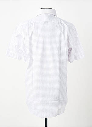 Chemise manches courtes imprimé fantaisie blanc HUGO BOSS homme