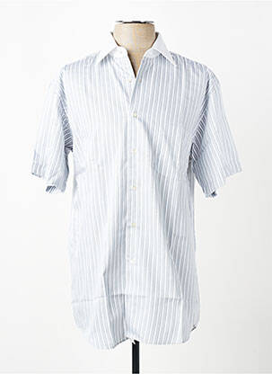 Chemise manches courtes coupe cintrée gris PIERRE CARDIN homme