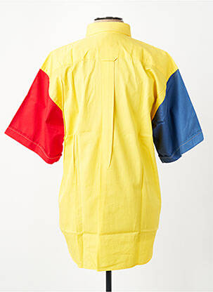 Chemise manches courtes coupe droite jaune VIAGGIO homme