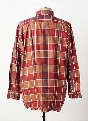 Chemise manches longues poches orange PIERRE CARDIN homme