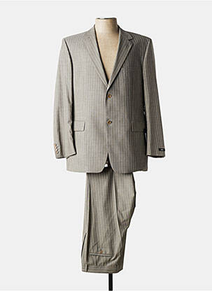 Costume de ville coupe cintrée beige HUGO BOSS homme
