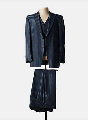 Costume de cérémonie coupe cintrée noir ENZO CRÉATION homme
