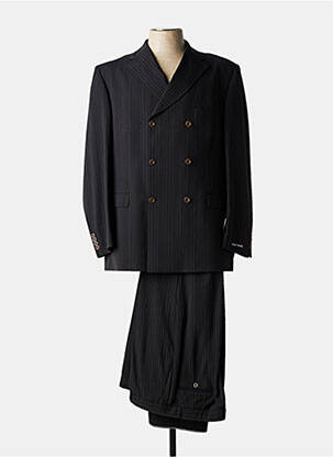 Costume de ville coupe cintrée noir BRUNO SAINT HILAIRE homme