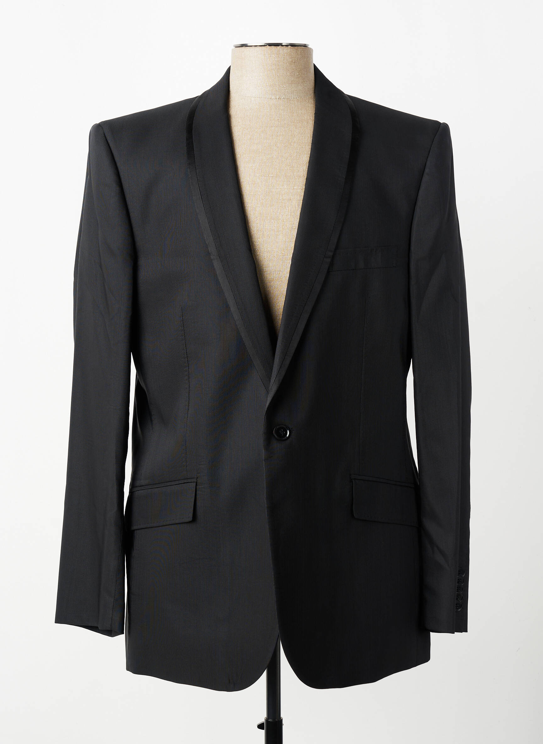 Blazer finition intérieure doublure imprimée noir IZAC homme