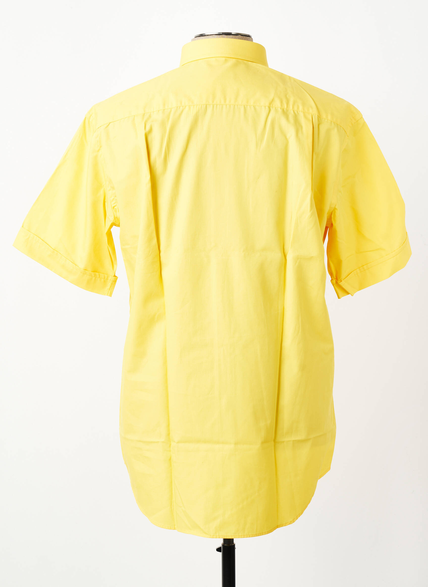 Chemise manches courtes poches jaune JEAN CHATEL homme