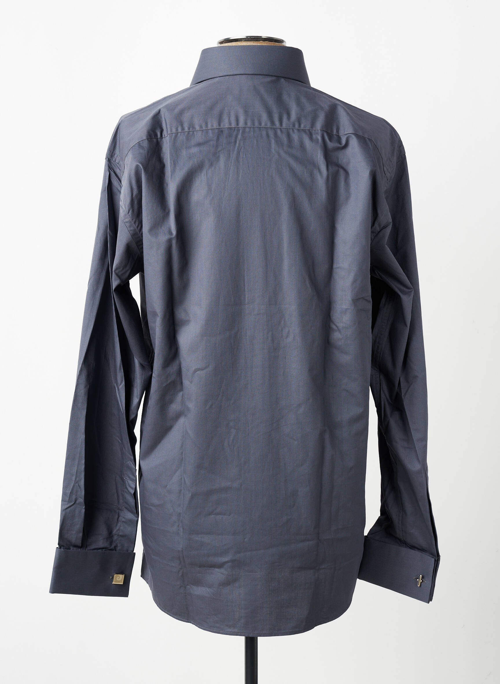 Chemise manches longues coupe cintrée gris PIERRE CARDIN homme