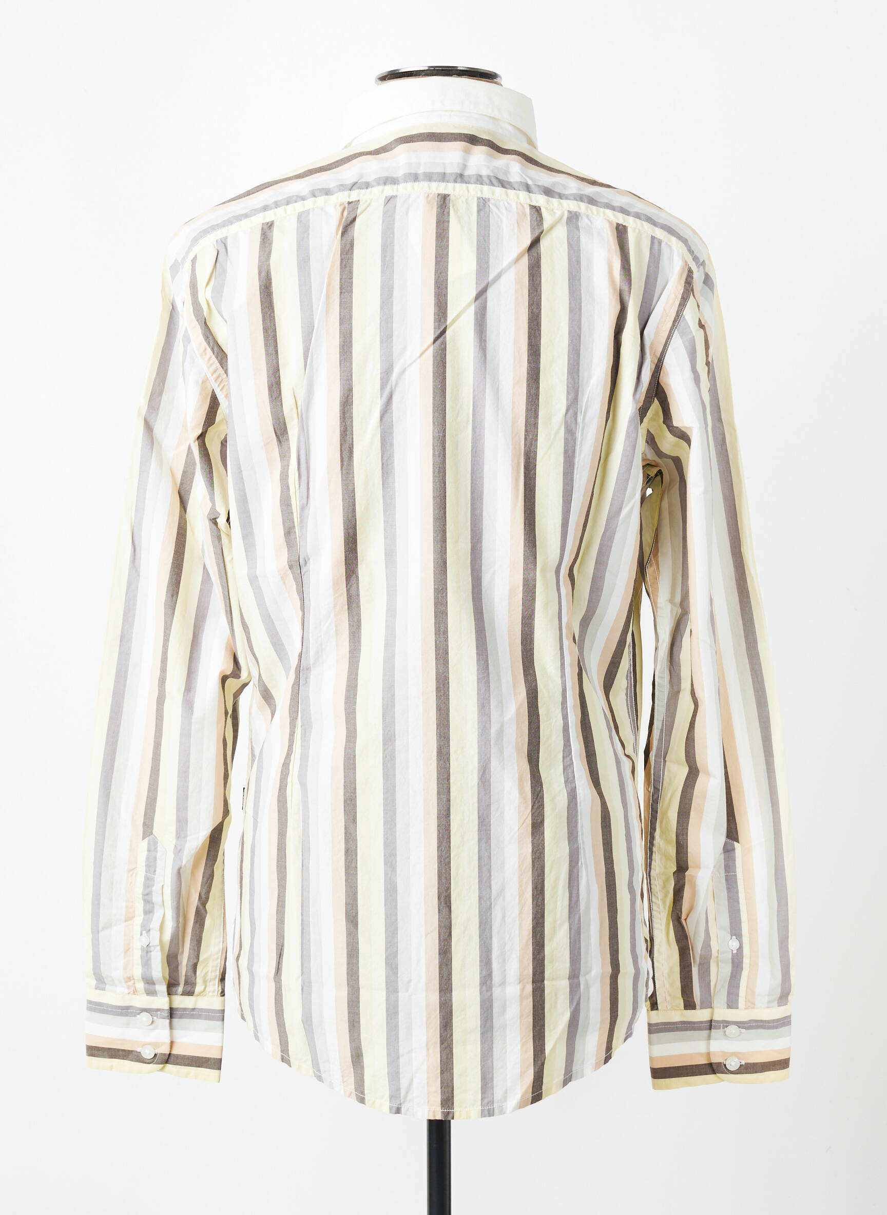 Chemise manches longues coupe cintrée beige MEXX homme