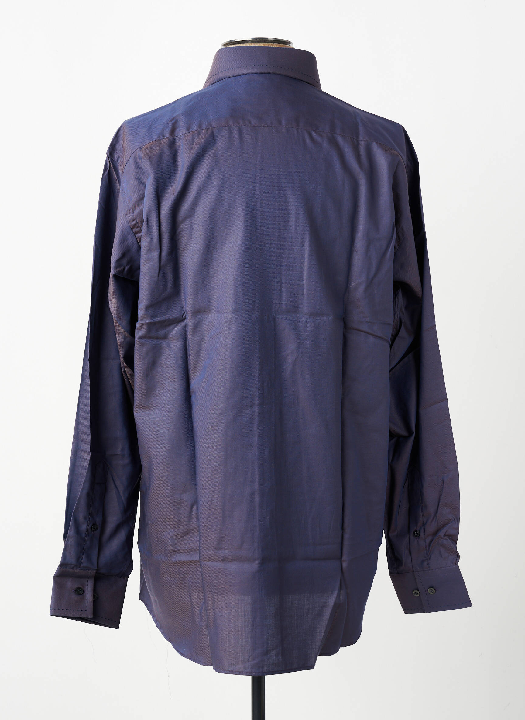 Chemise manches longues poches violet PIERRE CARDIN homme