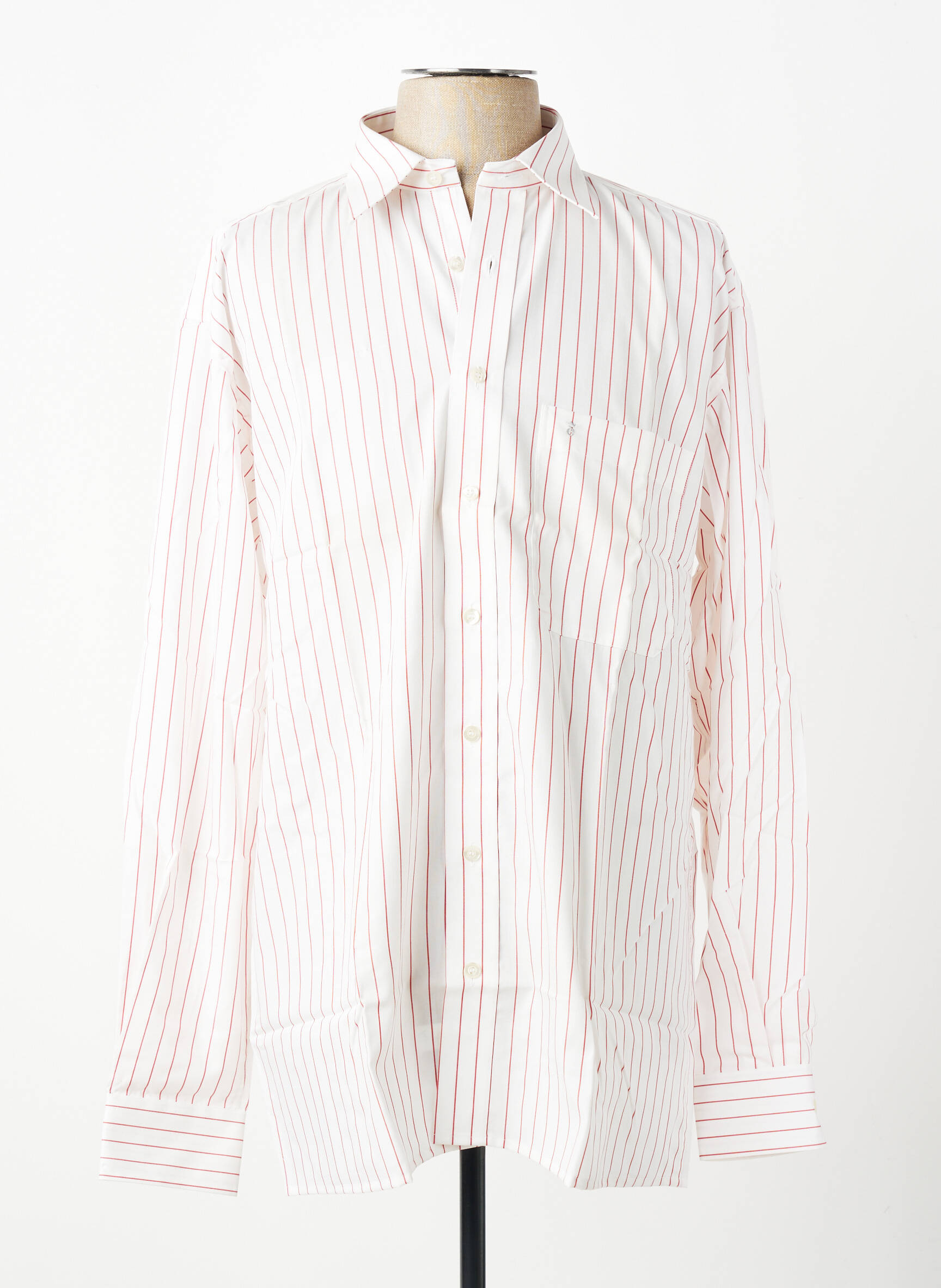 Chemise manches longues poches rouge ETERNA homme