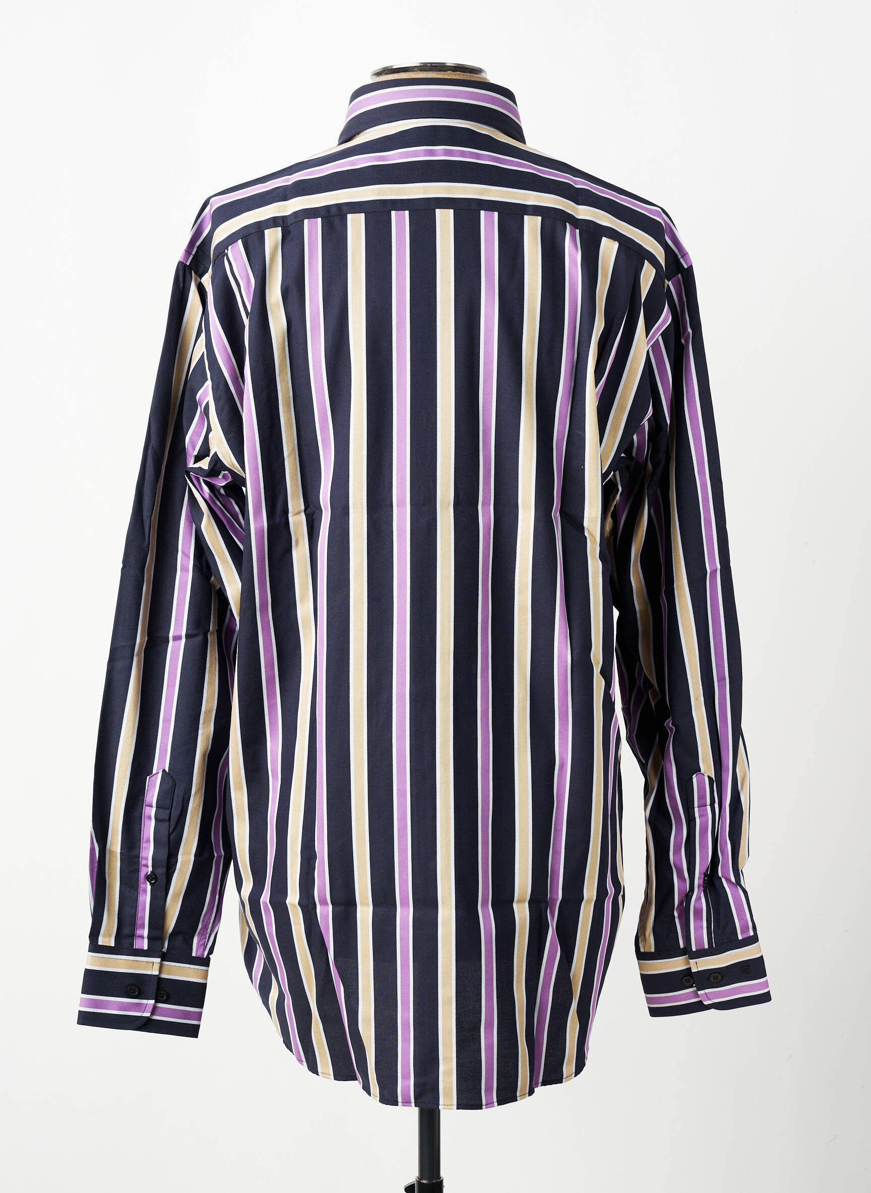 Chemise manches longues poches violet PIERRE CARDIN homme