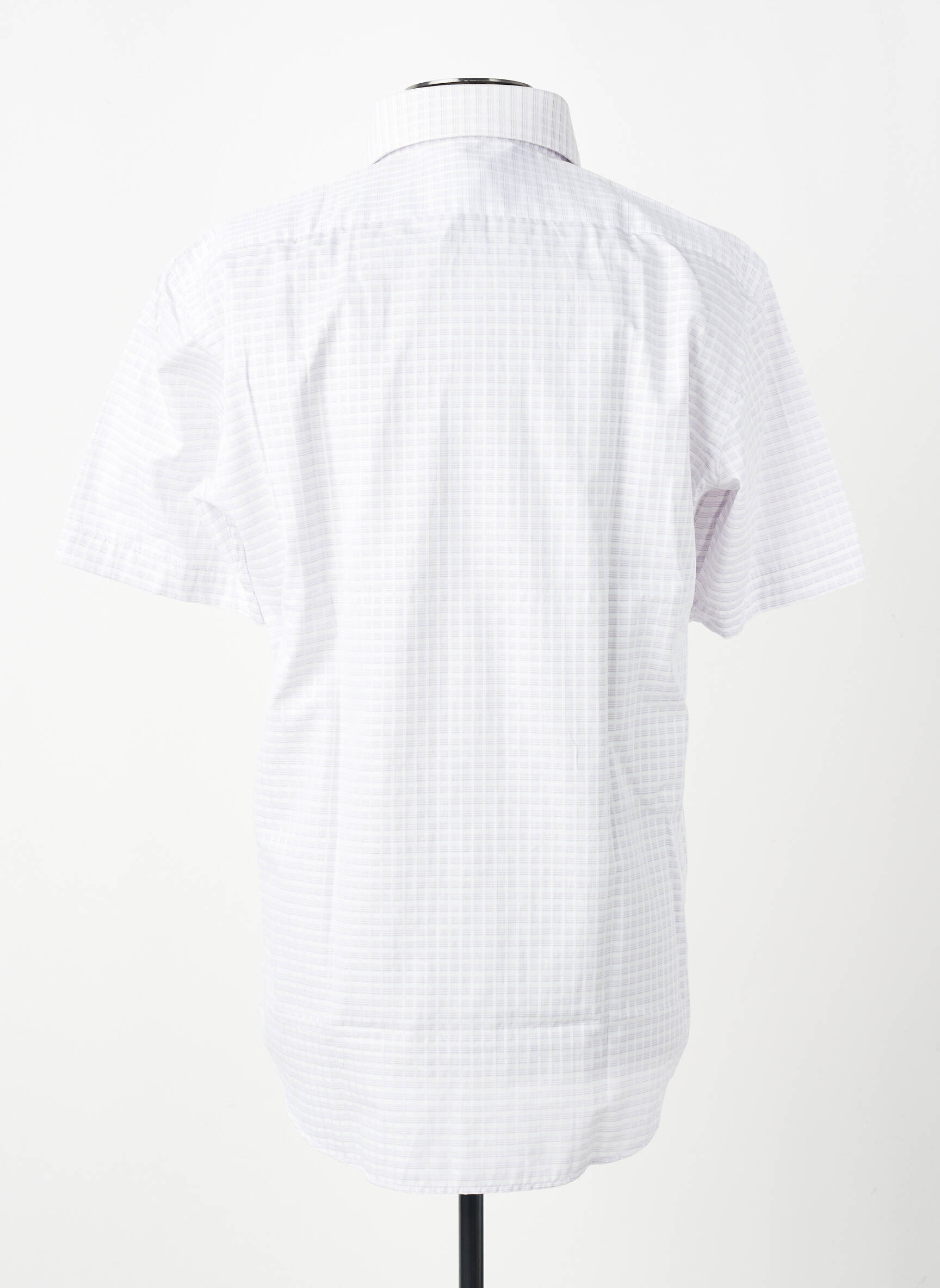 Chemise manches courtes imprimé fantaisie blanc HUGO BOSS homme