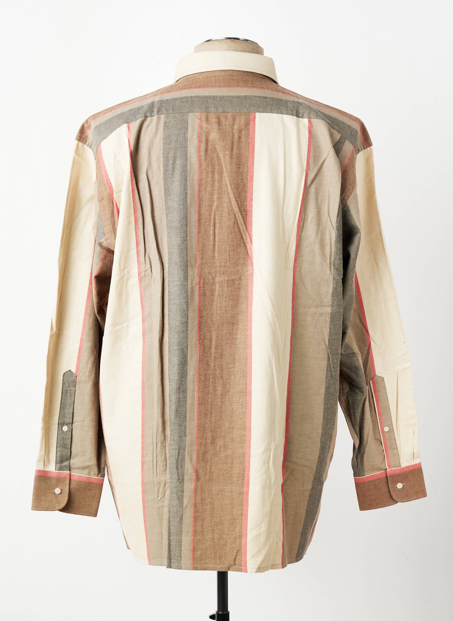 Chemise manches longues poches marron PIERRE CARDIN homme