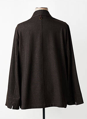 Veste casual coupe droite marron GERARD PASQUIER femme