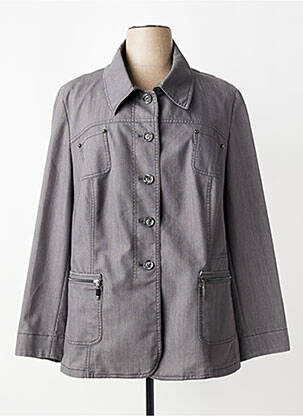 Veste casual coupe droite gris EUGEN KLEIN femme