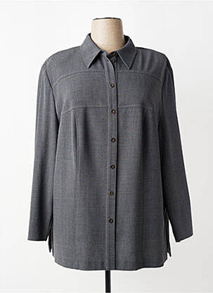 Veste casual coupe droite gris FRANK WALDER femme