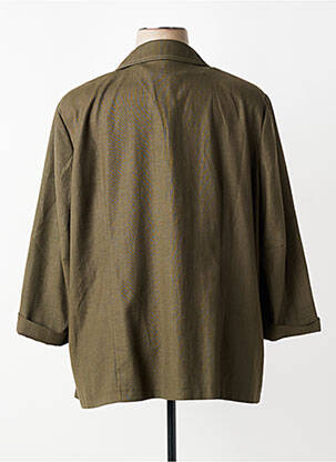 Veste casual col tailleur vert EUGEN KLEIN femme