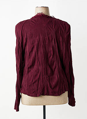 Gilet manches longues stretch rouge OLIVER JUNG femme